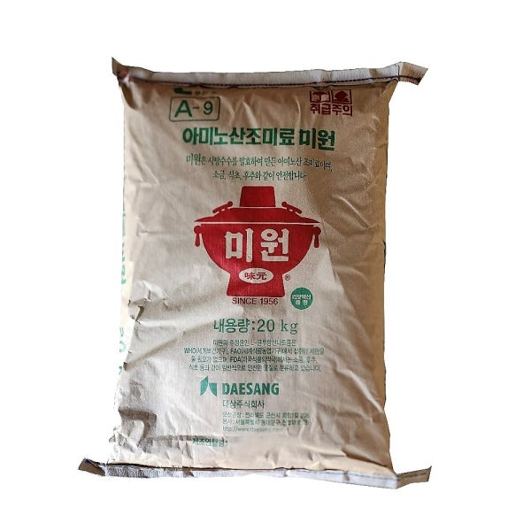대상 아미노산 미원 20kg 대용량 업소용 조미료