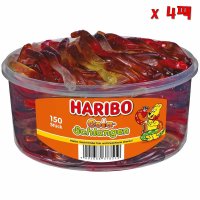 Haribo Cola Snakes 하리보 콜라 스네이크스 1.05kg 150개입 4팩