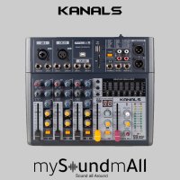 KANALS BKG-50 카날스 오디오믹서 5채널 블루투스 오디오인터페이스