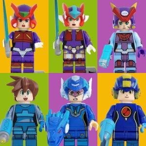 록맨 세트 6종 묶음상품 커스텀 미니피규어 미피 호환 미니블럭 에그제 슈팅스타 록맨대시3 그레이모델A zx반 zx엘 메가맨