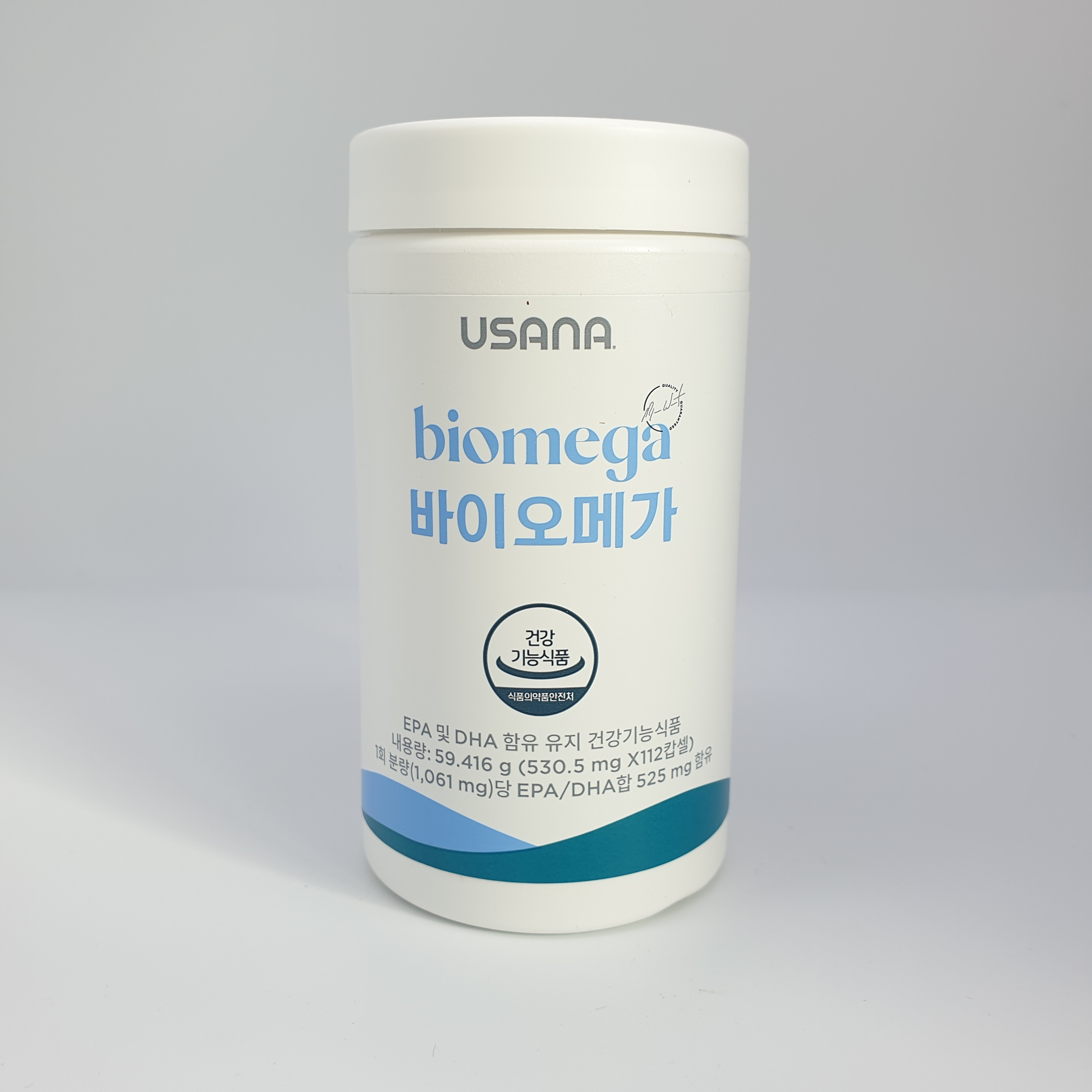 <b>유사나</b> 바이오메가 <b>DHA</b> EPA 오메가3 112캡슐 정제어유 레몬오일 <b>USANA</b>