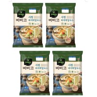 비비고 시원 바지락 칼국수 642g 4봉