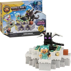 트레져X 마인크래프트 동굴 절벽 드래곤 케이브 클리프 엔더드래곤 피규어 어드벤처 화석놀이