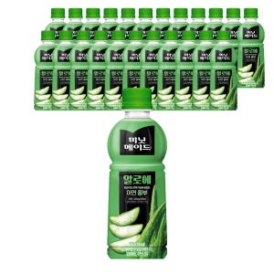 코카콜라 미닛메이드 알로에 350ml X 24PET 주스 과일 음료수