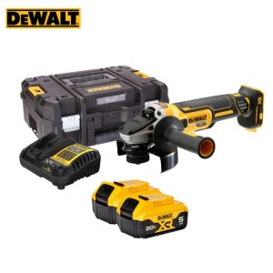 디월트 18V 20V 충전 그라인더 DCG405P2 5.0Ah 배터리 2개 세트