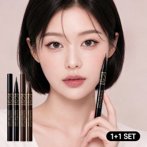 1+1 나어릴때 오리지널 엣지홀릭 브러쉬 리퀴드 워터프루프 아이라이너 아이펜슬 4color