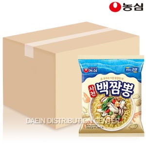 농심 사천백짬뽕 94gX32개(1box) 라면 봉지라면