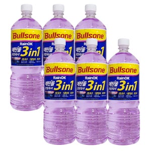 불스원 레인OK 에탄올3in1코팅워셔액 1.8L, 6개