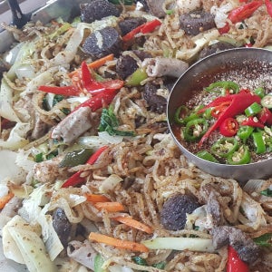 신림동 백순대 곱창 볶음 양념 호남집 신림 타운 택배