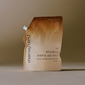 마마포레스트 탄냄비 기름때 세척 텀블러 스텐 연마제 제거 파워버블 클린파우더 리필팩 1kg