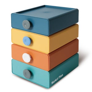 마켓플랜 데스크 서랍 정리함 1P