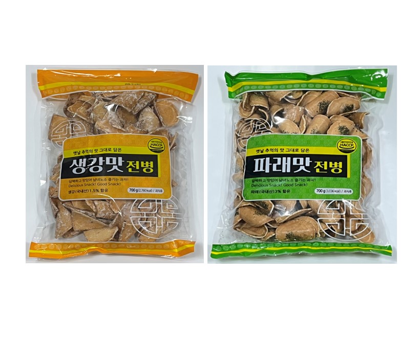 신광제과 파래맛전병, 생강맛전병 700g