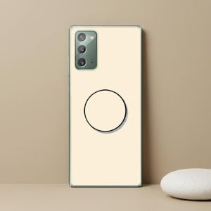 갤럭시 노트20 케이스 젤리 그립 톡홀더 스마트톡 세트 파스텔 베이지