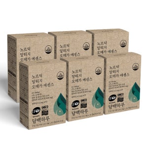 담백하루 노르딕 알티지 오메가3 180캡슐 6개월 6박스 에센스