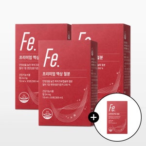 [3+1] 뉴트리모어 프리미엄 액상 리포퍼 철분 임산부 수유부 24mg 30포, 4개