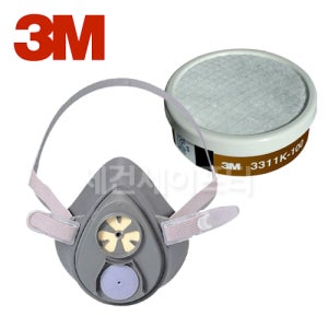 3M 방독면 페인트 농약 마스크 패키지 세트