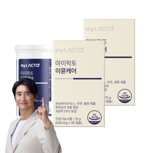 마이락토 NEW 면역 이뮨케어 100억 CFU 모유 유산균 아연 영양제 30캡슐, 2개