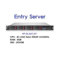 [Entry]서초 SK IDC 서버 호스팅 HP DL360G7 4Core/8G/200GB