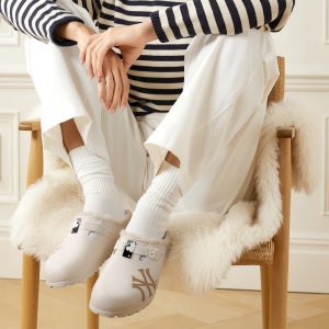 MLB 캠핑 NY 양키스 클럽 방한 여성 남성 털슬리퍼