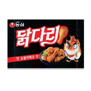 농심 닭다리 핫 숯불바베큐 맛 66g 복날 치킨과자
