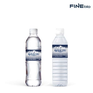 지리산 물하나 생수 유/무라벨 랜덤발송 500ml, 40개
