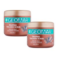 지오마 딸라소 씨솔트 커피 파우더 바디 스크럽 몸 각질 제거 600g 2개 Geomar Shaping Thalasso Scrub