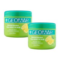 지오마 딸라소 씨솔트 레몬 파우더 바디 스크럽 몸 각질 제거 600g 2개 Geomar Brightening Thalasso Scrub