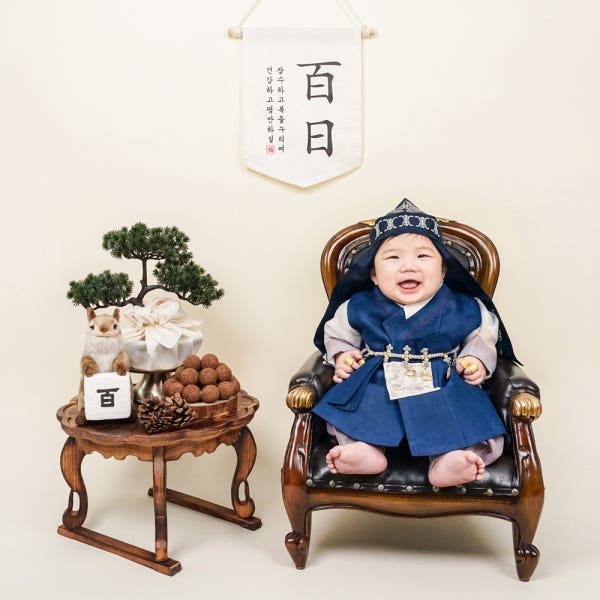 출장 전통백일사진 부부2인작가 원본포함