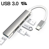 type-c 익스텐더 허브 허브 도킹 스테이션 usb c 1:4 컴퓨터 분배기 usb 3.0