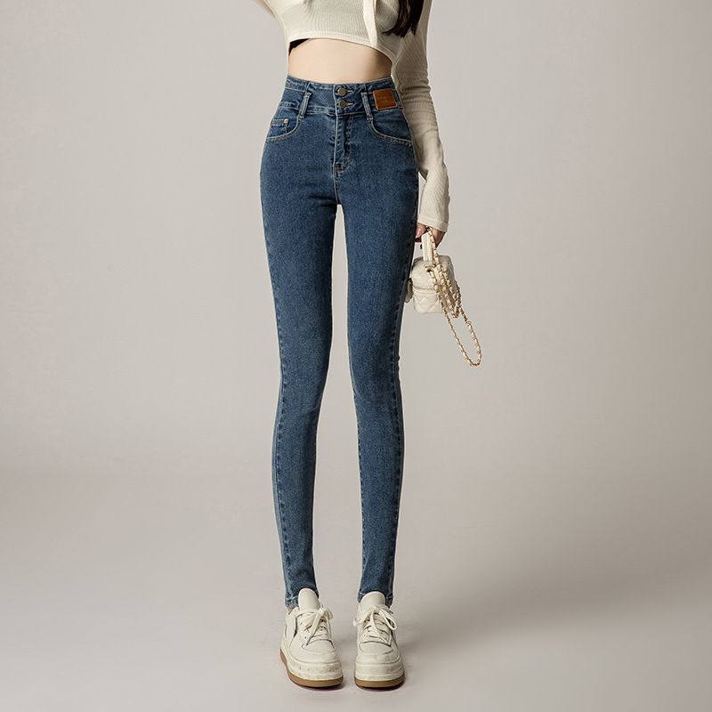 하이 웨이스트 스키니 진 TMVKS DLFWK CJDQKWL