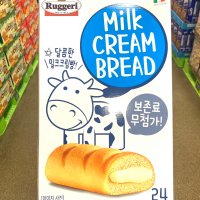 루게리 밀크크림빵 840g 대용량 사무실 회사 어린이 단체 간식