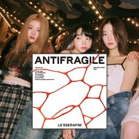 르세라핌 2집 ANTIFRAGILE 앨범 안티프래질 LE SSERAFIM 컴팩트 레드