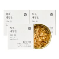 덕화명란 색소 아질산나트륨 없는 상온보관 캔 명란젓갈 통조림 순한 파기름맛 3캔 270g