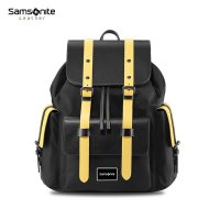 SAMSONITE 샘소나이트 레더 가죽 남자 남성 13인치 대용량 노트북 백팩가방 NP0