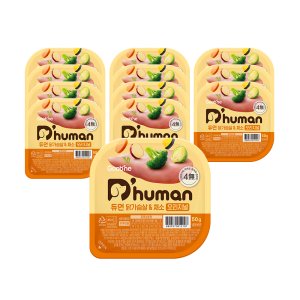[듀먼] 닭가슴살&채소 오리지널 화식사료 50g x12팩