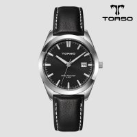 TORSO T105L-SBBK 토르소 남성가죽시계