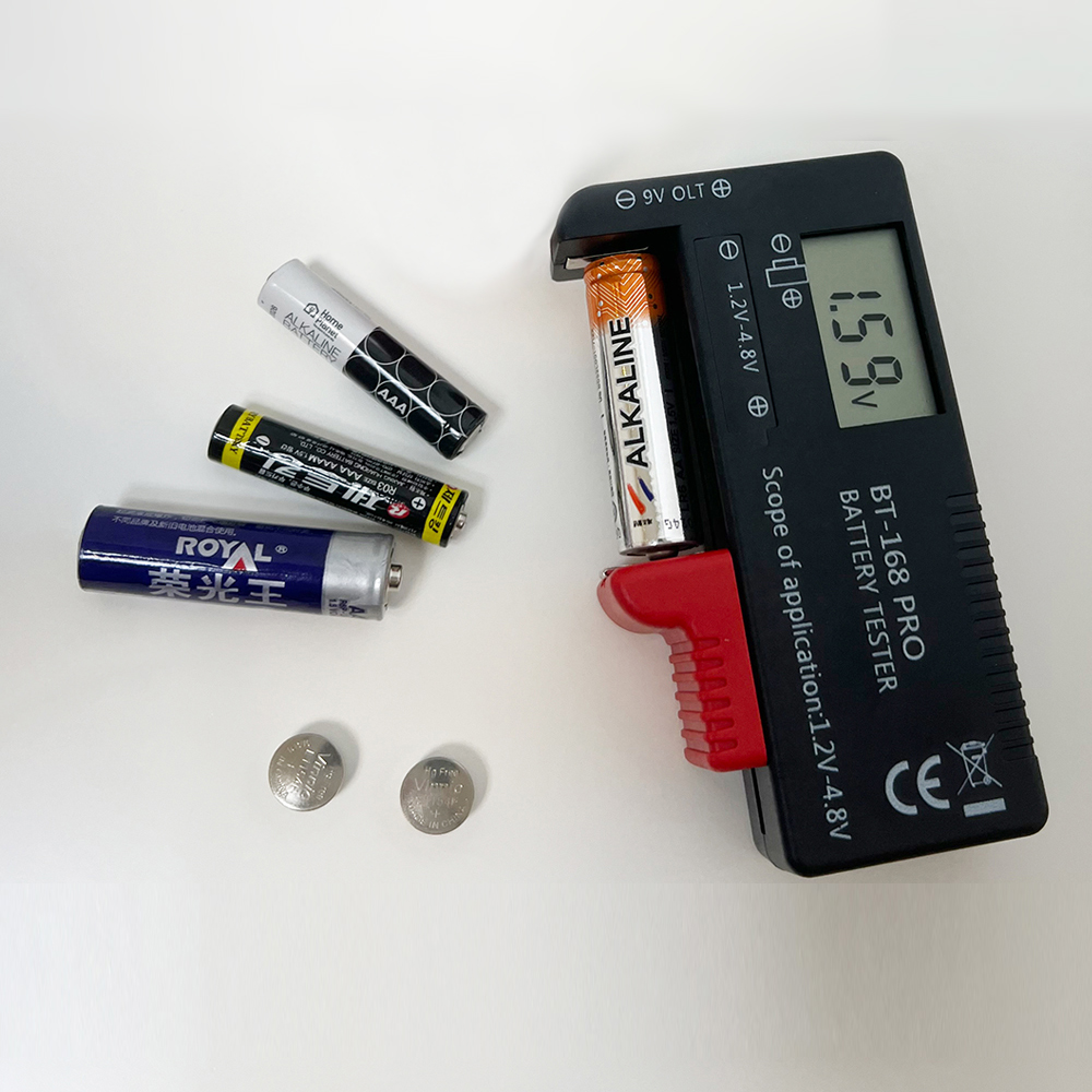 배터미 디지털 건전지 용량 테스터기 배터리 잔량 측정기 BT-168PRO