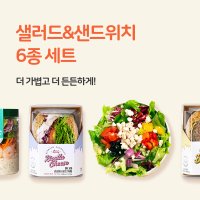 샐러드&샌드위치 6종 세트