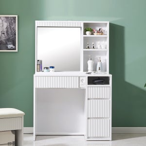 앤디 템바보드 수납 입식 화장대 세트 900