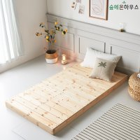 저상 침대 프레임 헤드 없는 바닥 조립식 DIY 노헤드 토퍼 깔판 받침대 싱글(S)