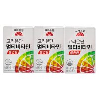 고려은단 멀티비타민 올인원 1560mg x 60정 x 3박스