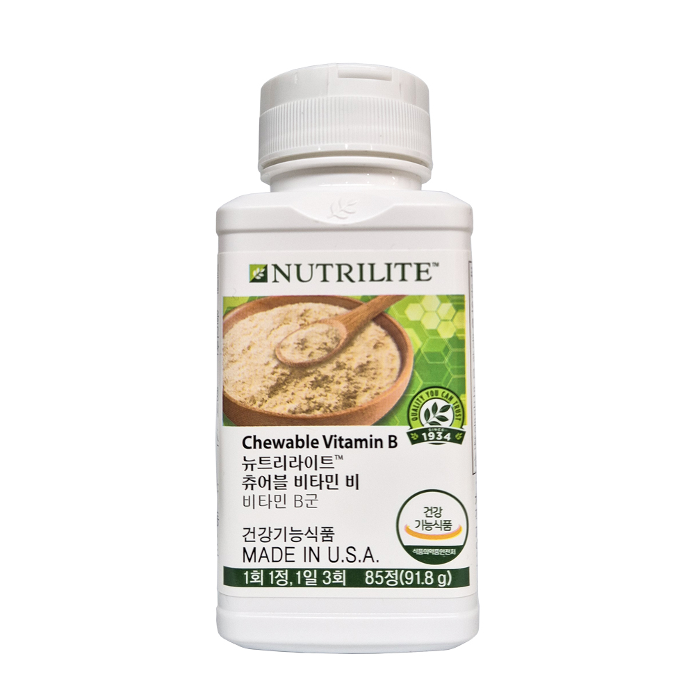 암웨이 츄어블 비타민 비 85정 비타민B 기존 이스트비