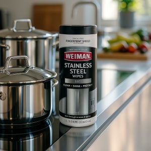 와이만 스텐청소 티슈 스테인레스 냉장고 얼룩 제거 세척 클리너 30매