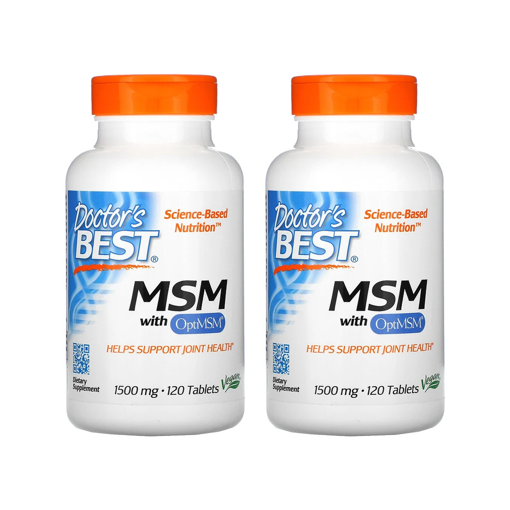 [2통기획] 닥터스 베스트 엠에스엠 <b>MSM</b> 식이유황 1500mg 120정