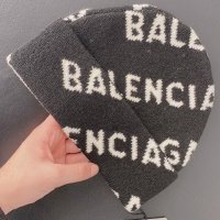 발렌시아가 올오버 로고 비니 Balenciaga ALL OVER LOGO Beanie 633717 T1567 토미샵