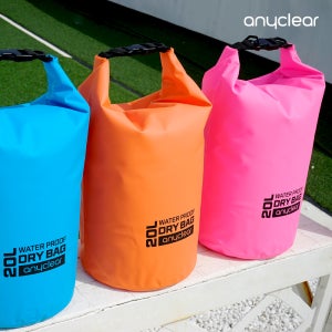 애니클리어 피서용품 아쿠아 드라이백 가방 물놀이 수영 휴대용 방수백팩 10L 20L