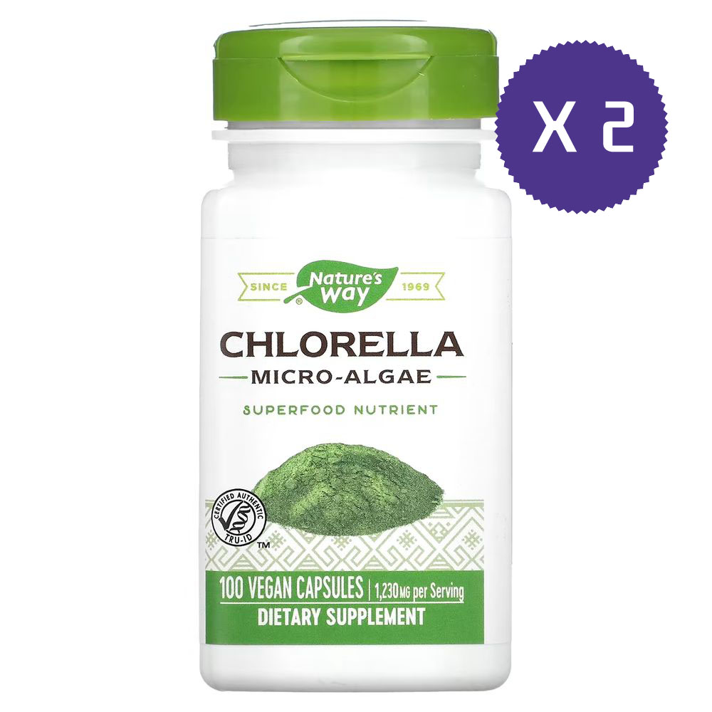 네이처스웨이 <b>마이크로</b> <b>알개</b> <b>클로렐라</b> 410mg 100캡슐 2개