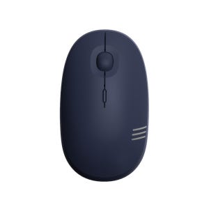 엑토 디자인 LED 인체공학 저소음 무선 블루투스 마우스 ABM-03 네이비