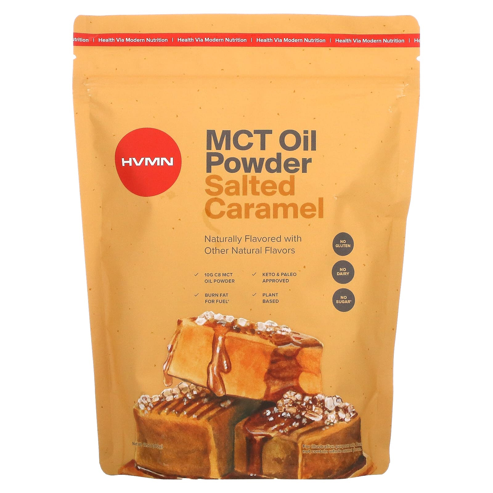 <b>중쇄지방산</b> <b>MCT</b> Oil 파우더 Salted Caramel 300g