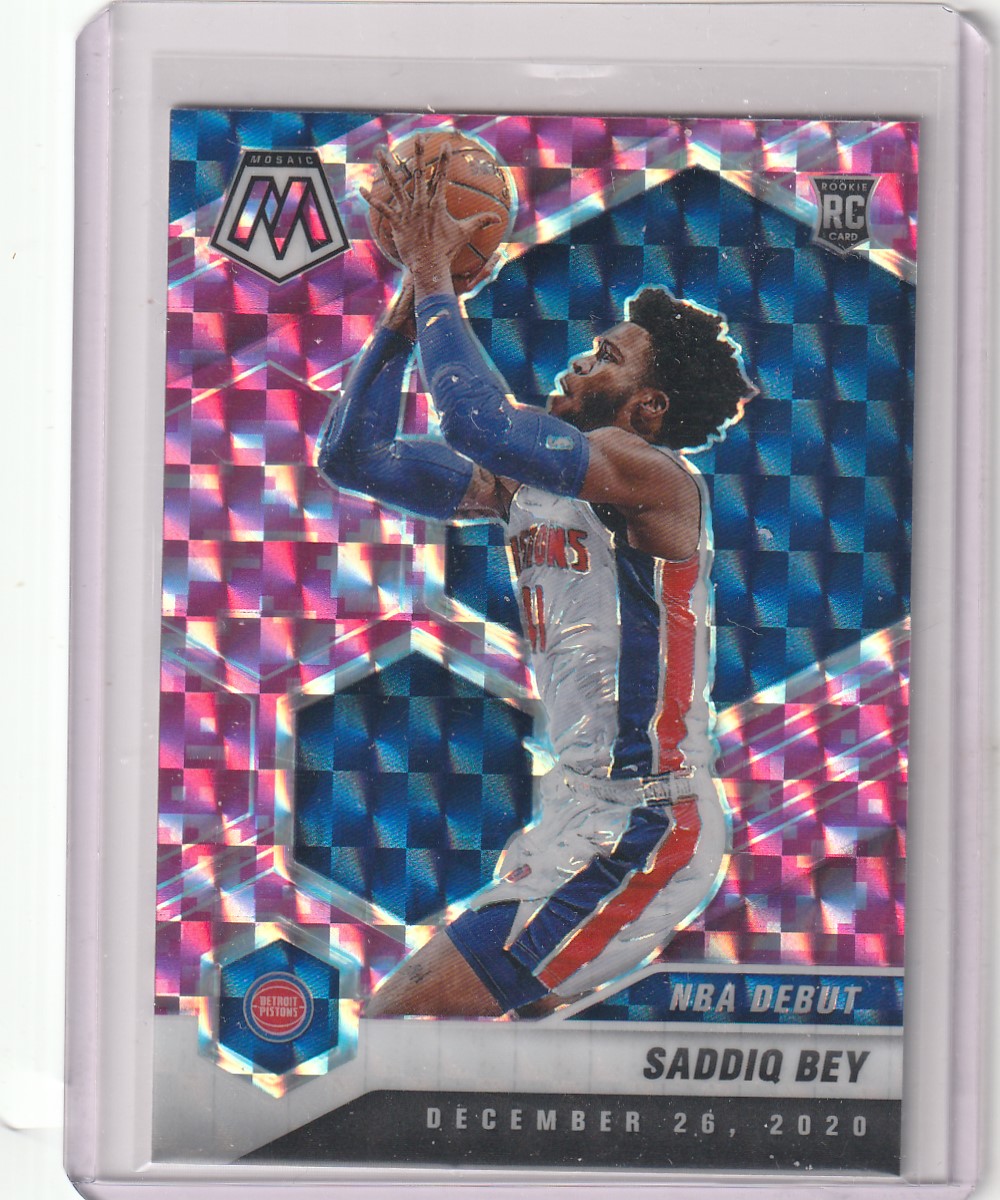 2020-21 Mosaic 사딕 베이 NBA Debut Pink Camo #276 NBA카드